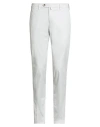 Verdera Man Pants Light Grey Size 40 Cotton, Elastane In Gray
