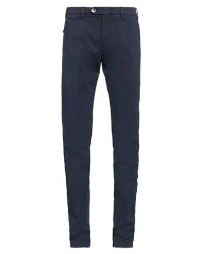 Verdera Man Pants Navy Size 30 Cotton, Elastane In Navy Blue