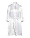 Verdissima Woman Dressing Gown Or Bathrobe Ivory Size L Polyester In White