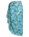 Verdissima Woman Sarong Azure Size Onesize Polyester In Blue