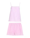 Verdissima Woman Sleepwear Pink Size L Cotton, Polyamide
