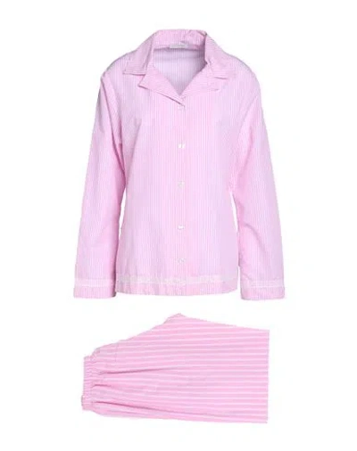 Verdissima Woman Sleepwear Pink Size L Cotton, Polyamide