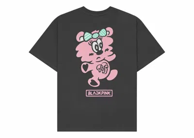 Pre-owned Verdy Men's  X Pink Plush T-shirt In Black