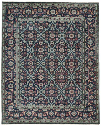 VERLAINE VERLAINE BASHYR NORDIC HAND KNOT WOOL RUG