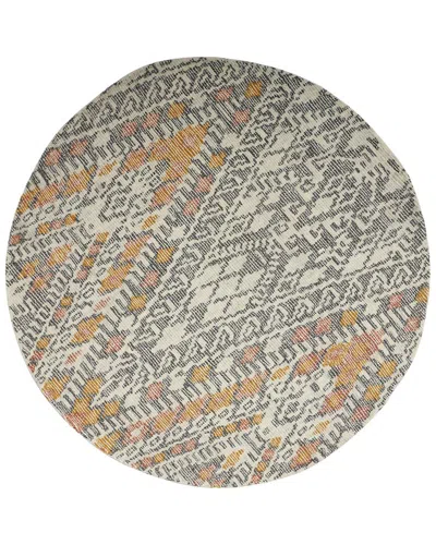 Verlaine Binada Tribal Style Tufted Accent Rug