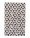 VERLAINE VERLAINE CANADY HANDMADE LEATHER TRELLIS RUG