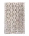 Verlaine Canady Handmade Leather Trellis Rug