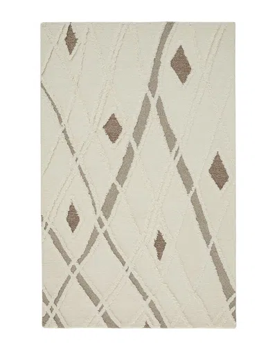 Verlaine Elika Moroccan Wool Tufted Accent Rug In Gray