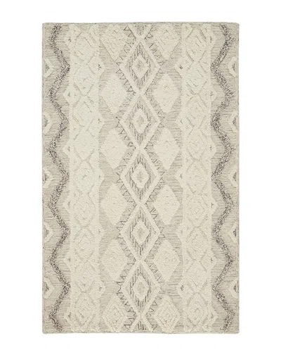 Verlaine Elika Moroccan Wool Tufted Rug In Ivory