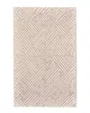 Verlaine Fadden Minimalist Maze Wool Accent Rug
