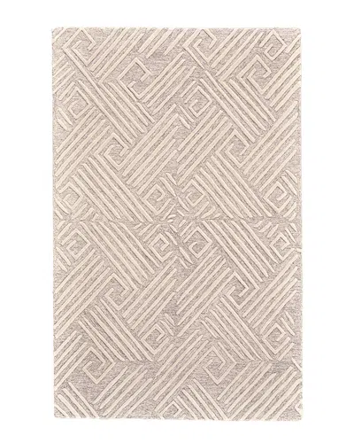 VERLAINE VERLAINE FADDEN MINIMALIST MAZE WOOL ACCENT RUG