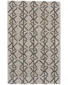 VERLAINE VERLAINE FADDEN MINIMALIST NATURAL WOOL ACCENT RUG