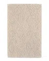 Verlaine Fadden Modern Minimalist Wool Accent Rug