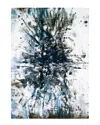 Verlaine Javers Contemporary Abstract Splatter In Blue