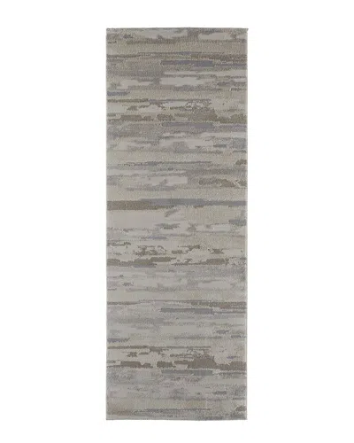 Verlaine Kayden Contemporary Streak/painterly Rug In Ivory