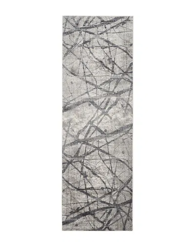 Verlaine Kiba Modern Abstract Rug In Gray