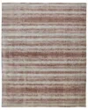 Verlaine Malana Handwoven Graident Rug In Pink