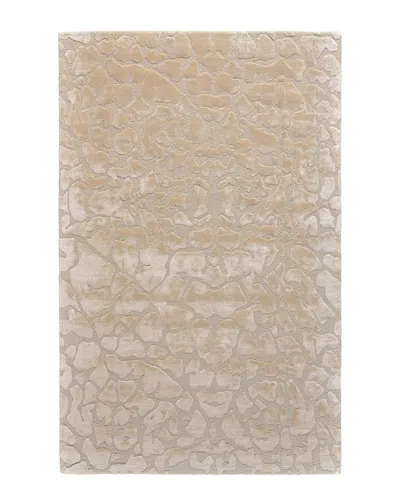 Verlaine Malawi Lustrous Tufted Abstract Rug In Brown