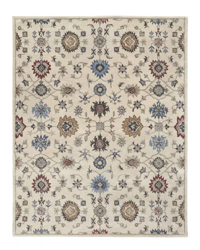 Verlaine Mattias Tufted Persian Floral Rug In Ivory