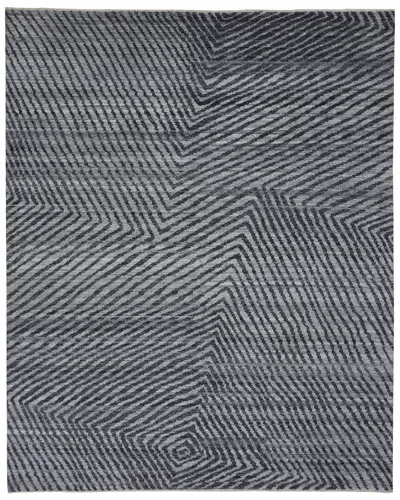 Verlaine Norris Hand-knotted Rug In Black