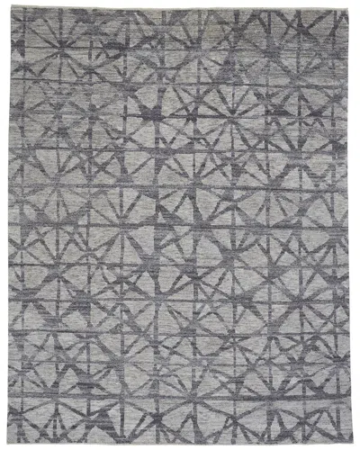 Verlaine Norris Hand-knotted Rug In Gray