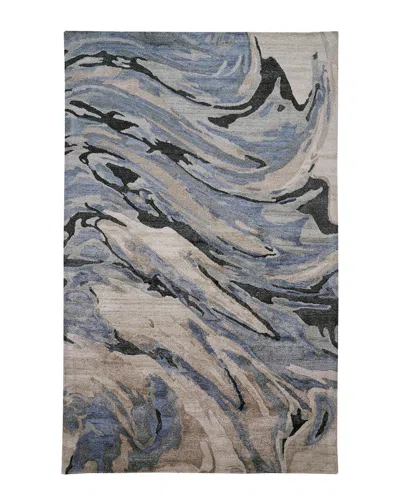 Verlaine Orwell Contemporary Abstract In Blue