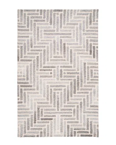 Verlaine Palatez Diamond Medallion Wool Accent Rug