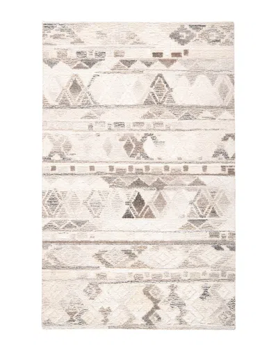 VERLAINE VERLAINE PALATEZ GRADIENT DISTRESSED DIAMOND WOOL RUG