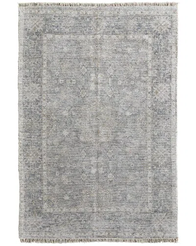 Verlaine Ramey Hand-woven Rug In Gray