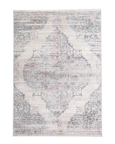 Verlaine Tirza Luxury Distressed Medallion Rug In Multi