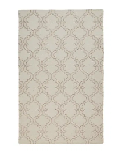 Verlaine Veran Ornamental Trellis Print Rug In Brown