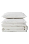 Verlee Cotton Percale Duvet Cover In Cloud