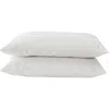 Verlee Cotton Percale Set Of 2 Standard Shams In Cloud