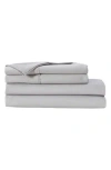 Verlee Cotton Sateen Sheet Set In Fog Grey