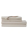 Verlee Cotton Sateen Sheet Set In Natural