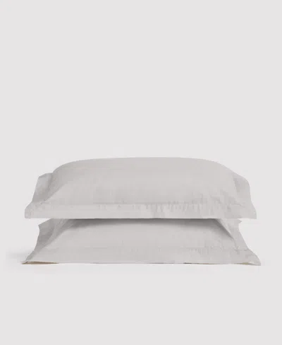 Verlee Organic Percale Sham Set Morning Fog