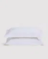 Verlee Organic Percale Sham Set White In White