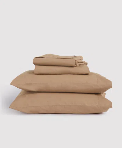 Verlee Organic Percale Sheet Set Adobe