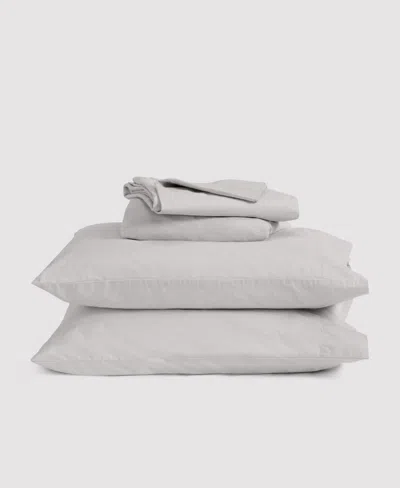 Verlee Organic Percale Sheet Set Morning Fog