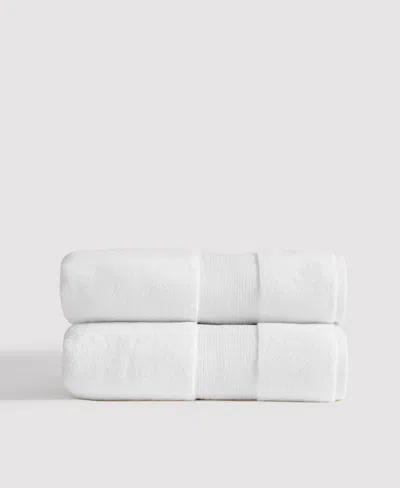 Verlee Organic Plush Turkish Cotton Towels White