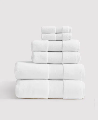 Verlee Organic Plush Turkish Cotton Towels White