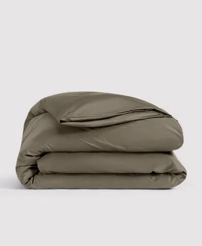 Verlee Organic Sateen Duvet Moss
