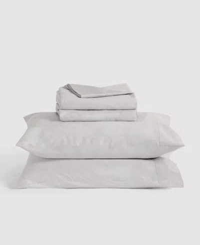 Verlee Organic Sateen Sheet Set Morning Fog