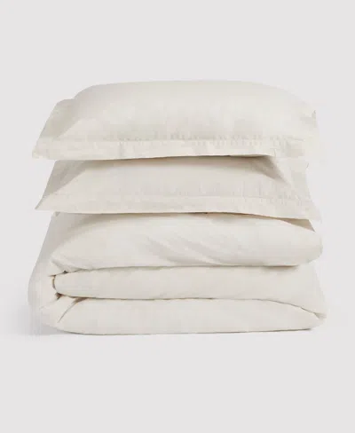 Verlee Percale Duvet Set Cream