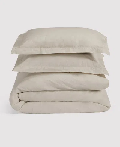 Verlee Percale Duvet Set Dune