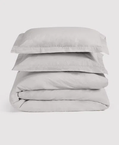 Verlee Percale Duvet Set Morning Fog