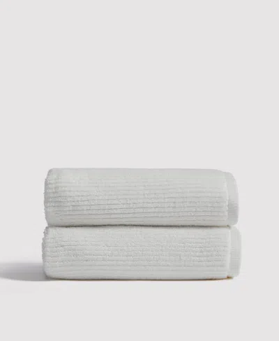 Verlee Ribbed Turkish Cotton Towels Arctic Fog