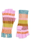 Verloop Mosaic Fingerless Gloves In Multi