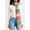 Verloop Mosaic Stripe Scarf In Multi