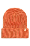 Verloop Rib Beanie In Orange